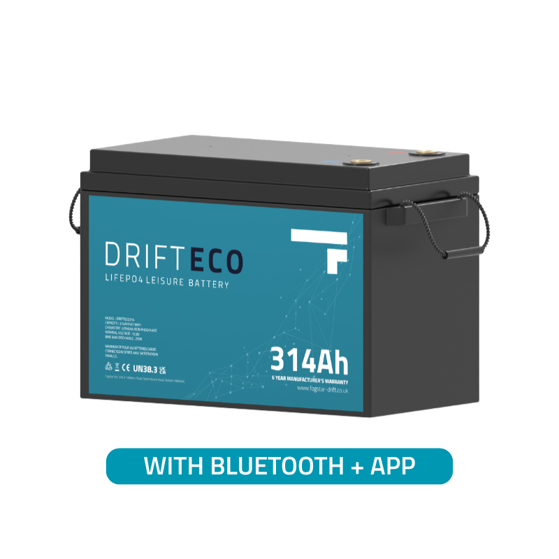 Fogstar Drift ECO 12V 314Ah Lithium Leisure Battery + Bluetooth