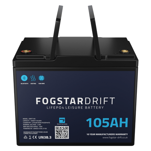 Lithium Leisure Battery - Fogstar Drift 12v 105Ah