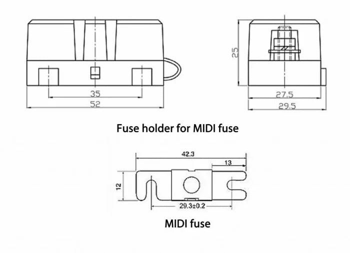 Victron Energy Fuse holder for MIDI-fuse