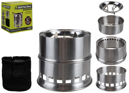 Summit multi fuel camping stove with carry bag