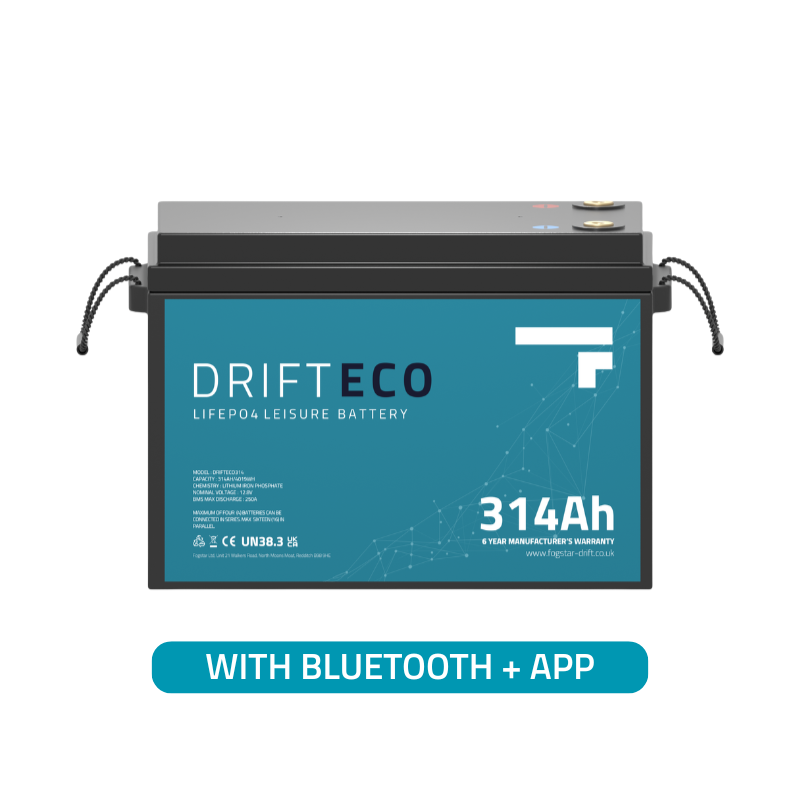 Fogstar Drift ECO 12V 314Ah Lithium Leisure Battery + Bluetooth