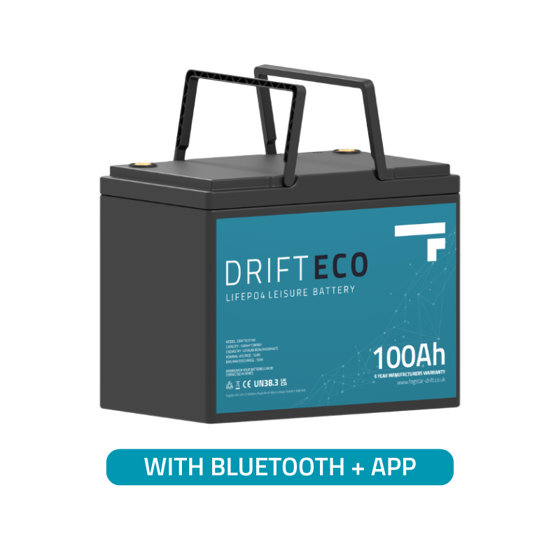 Fogstar Drift ECO 12V 100Ah Lithium Leisure Battery + Bluetooth
