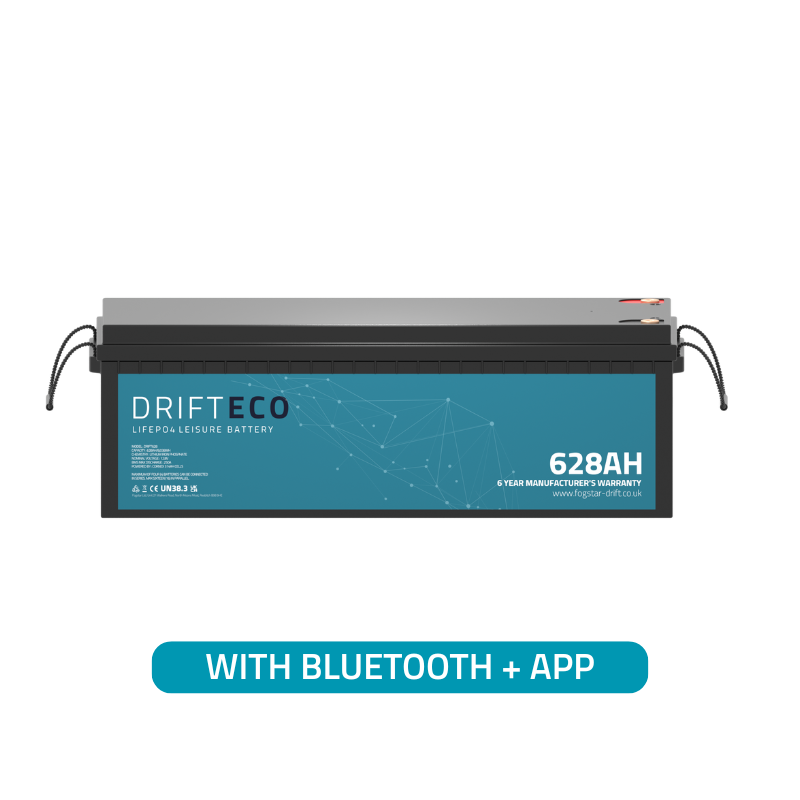 Fogstar Drift ECO 12V 628Ah Lithium Leisure Battery + Bluetooth