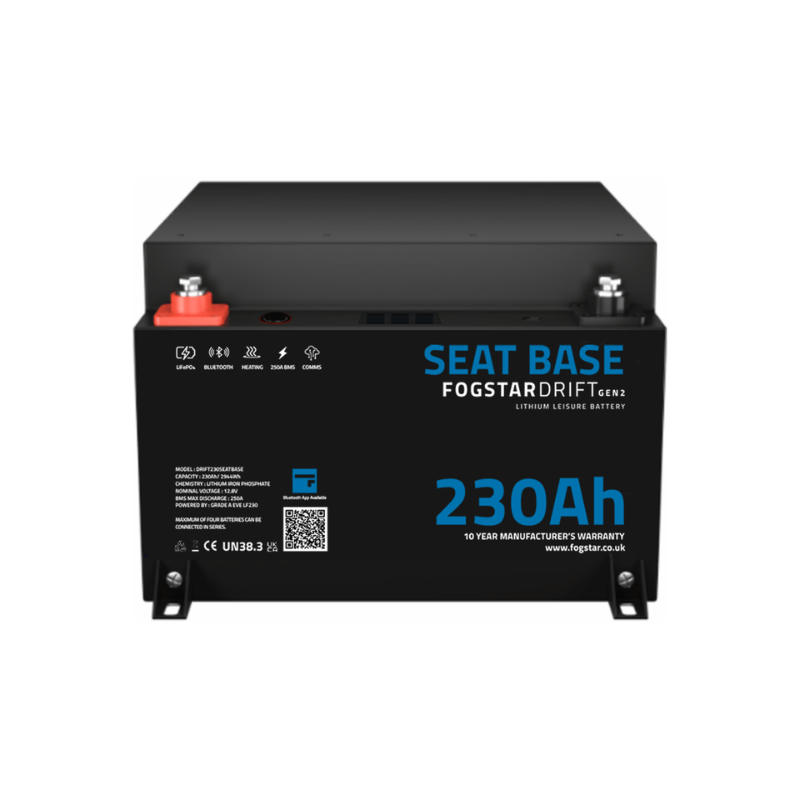 Fogstar Seat Base Fogstar Drift 12V 230Ah Lithium Leisure Battery (Gen2)